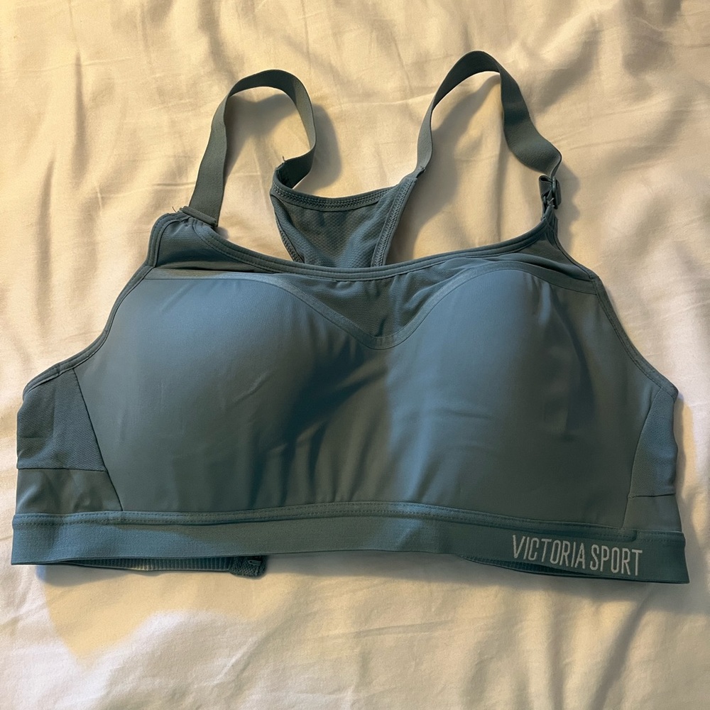 Victoria’s Secret Victorias sports bra sage blue mint condition high impact